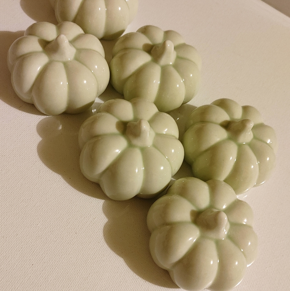 Cute Ceramic Pumpkin Fall Decor Lot of 6